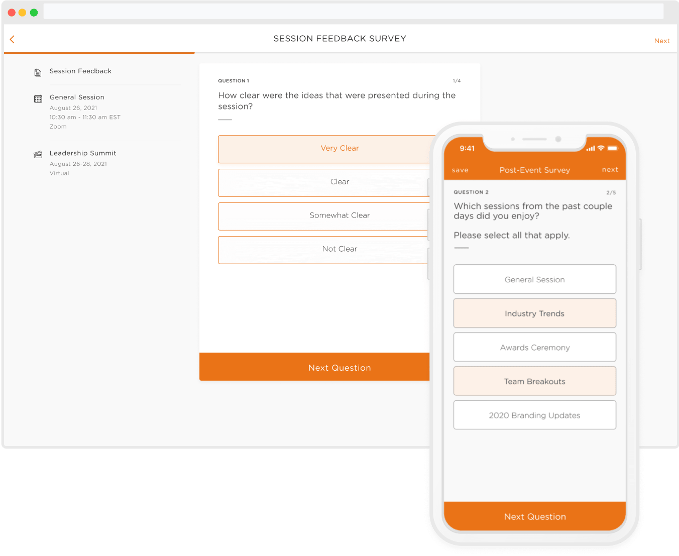 <p><span>Choose between 3 different survey formats and select the style that will best suit the type of information you want to collect.</span></p>
