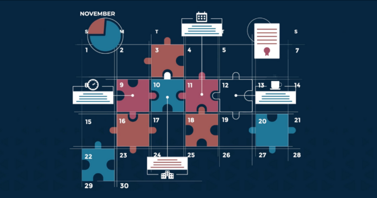 Calendar Puzzle Pieces